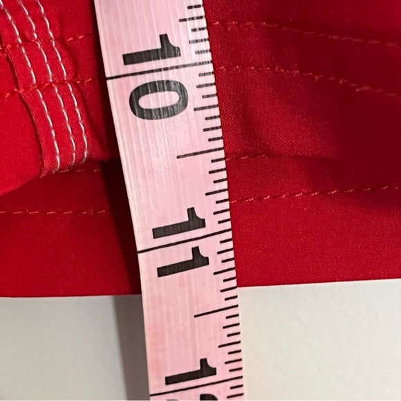 Men’s Burnside  Board Shorts Swim Trunks Sz 32 Stretch Hawaiian Print Zip Pocket - Picture 5 of 14